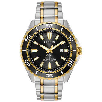 Best Buy Citizen eco-drive promaster 45mm men's solar powered sport watch - silver-tone/black offer