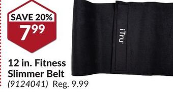 Princess Auto 12 in. fitness slimmer belt offer