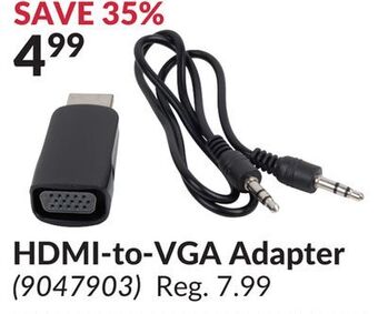Princess Auto Hdmi-to-vga adapter offer