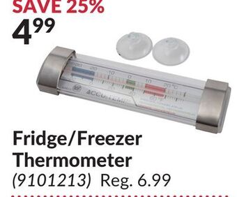 Princess Auto Fridge/freezer thermometer offer