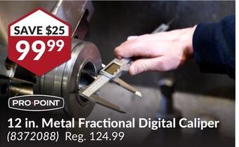 Princess Auto 12 in. metal fractional digital caliper offer