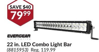 Princess Auto 22 in. led combo light bar offer