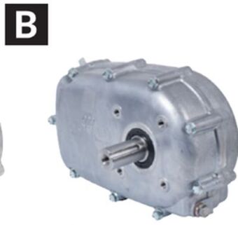 Princess Auto 1 in. dia. shaft 2:1 centrifugal clutch gear boxes offer