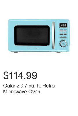 Costco Galanz 0.7 cu. ft. retro microwave oven offer