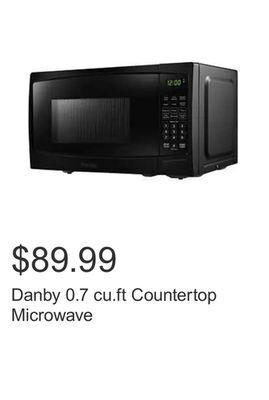Costco Danby 0.7 cu.ft countertop microwave offer