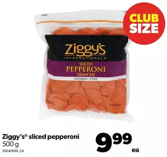 Real Canadian Superstore Ziggy's sliced pepperoni offer