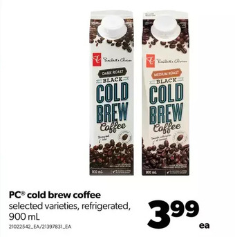Real Canadian Superstore Pc cold brew coffee offer