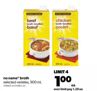 Real Canadian Superstore No name broth offer