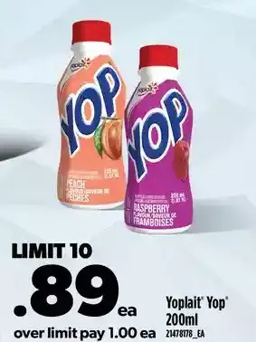 Real Canadian Superstore Yoplait yop offer