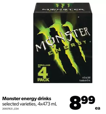 Real Canadian Superstore Monster energy drinks offer