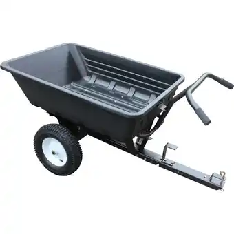 Princess Auto Red rock 650 lb poly atv dump cart offer