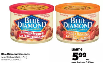 Real Canadian Superstore Blue diamond almonds offer