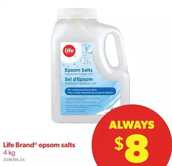 Real Canadian Superstore Life brand epsom salts offer