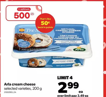 Real Canadian Superstore Arla cream cheese offer