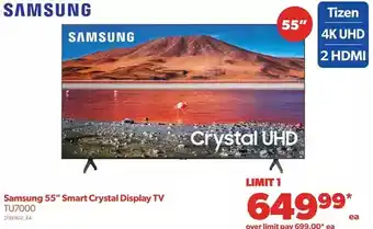 Real Canadian Superstore Samsung 55" smart crystal display tv offer