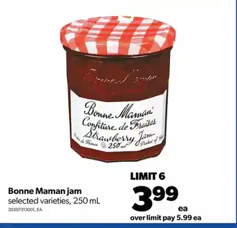 Real Canadian Superstore Bonne maman jam offer