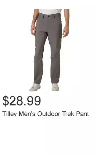 Costco Tilley men’s outdoor trek pant offer