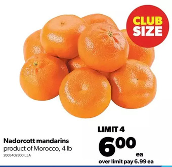 Real Canadian Superstore Nadorcott mandarins offer