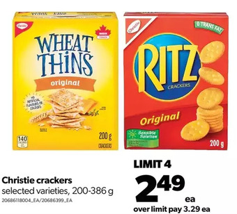 Real Canadian Superstore Christie crackers offer