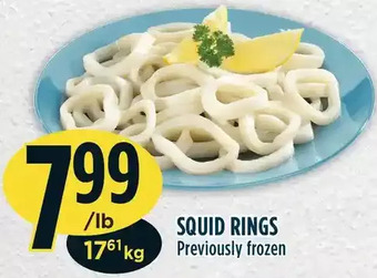 Marché Adonis Squid rings offer