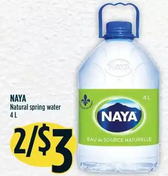 Marché Adonis Naya natural spring water offer
