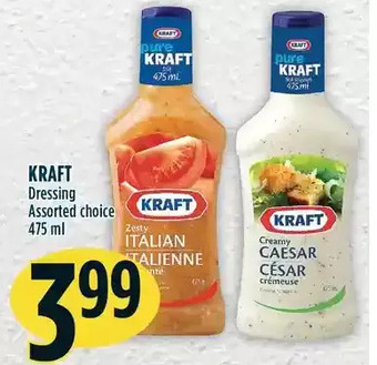 Marché Adonis Kraft dressing offer