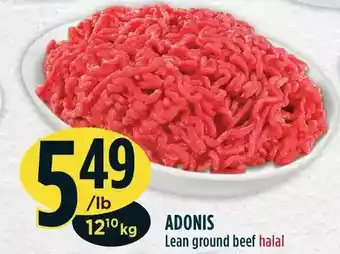 Marché Adonis Adonis lean ground beef offer