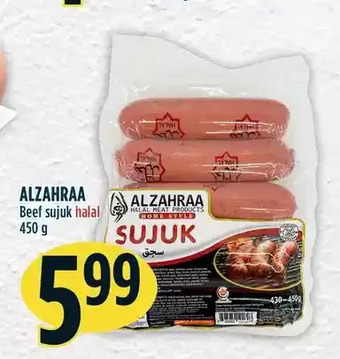 Marché Adonis Alzahraa beef sujuk halal offer