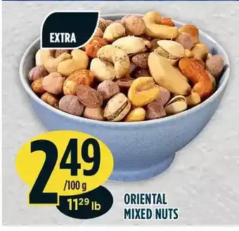 Marché Adonis Oriental mixed nuts offer