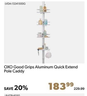 Shopper+ Oxo good grips aluminum quick extend pole caddy offer