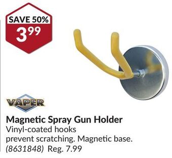 Princess Auto Magnetic spray gun holder offer