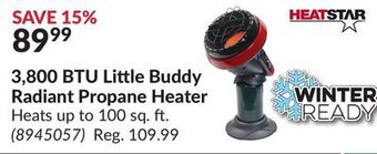 Princess Auto 3 800 btu little buddy radiant propane heater offer