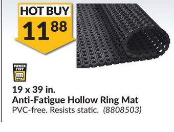 Princess Auto 19 x 39 in. anti-fatigue hollow ring mat offer