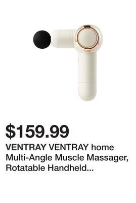 Newegg Ventray home multi-angle muscle massager, rotatable handheld massage gun, portable body massage gun with 4 massage heads, dee offer