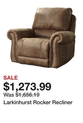 Ashley Furniture Larkinhurst rocker recliner offer