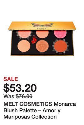 Sephora Monarca blush palette – amor y mariposas collection offer