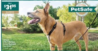 Ren’s Pets Depot Petsafe 3 in 1 harness & car restraint offer