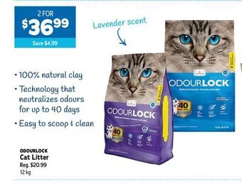 Ren’s Pets Depot Odourlock cat litter offer