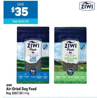 Ren’s Pets Depot Ziwi air-dried dog food offer