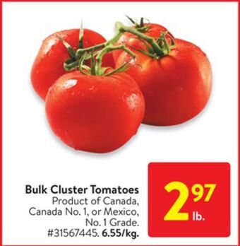 Walmart Bulk cluster tomatoes offer