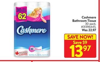Walmart Cashmere bathroom tissue offer