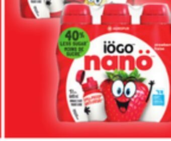 Walmart Iögo nanö drinkable yogurt offer