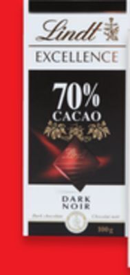 Walmart Lindt excellence chocolate bars offer