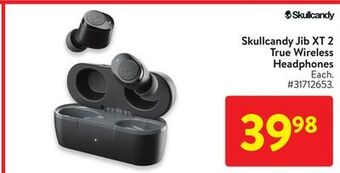 Walmart Skullcandy jib xt 2 true wireless headphones offer