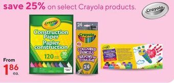 Staples Crayola products offer