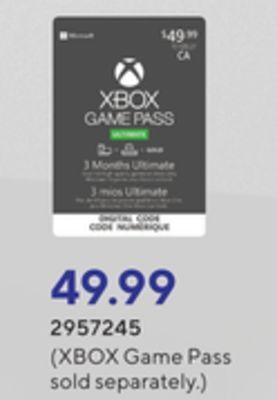 Staples Xbox game pass ultimate offer