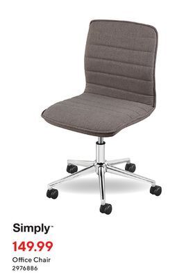 Staples Simply office chair offer