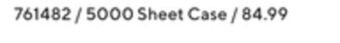 Staples Staples fsc-certified copy paper 5000 sheet case offer