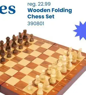 Toys R us Pavilion wooden folding chess set offer