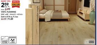 Lowe's Mono serra vinyl flooring 5.94" x 48" offer